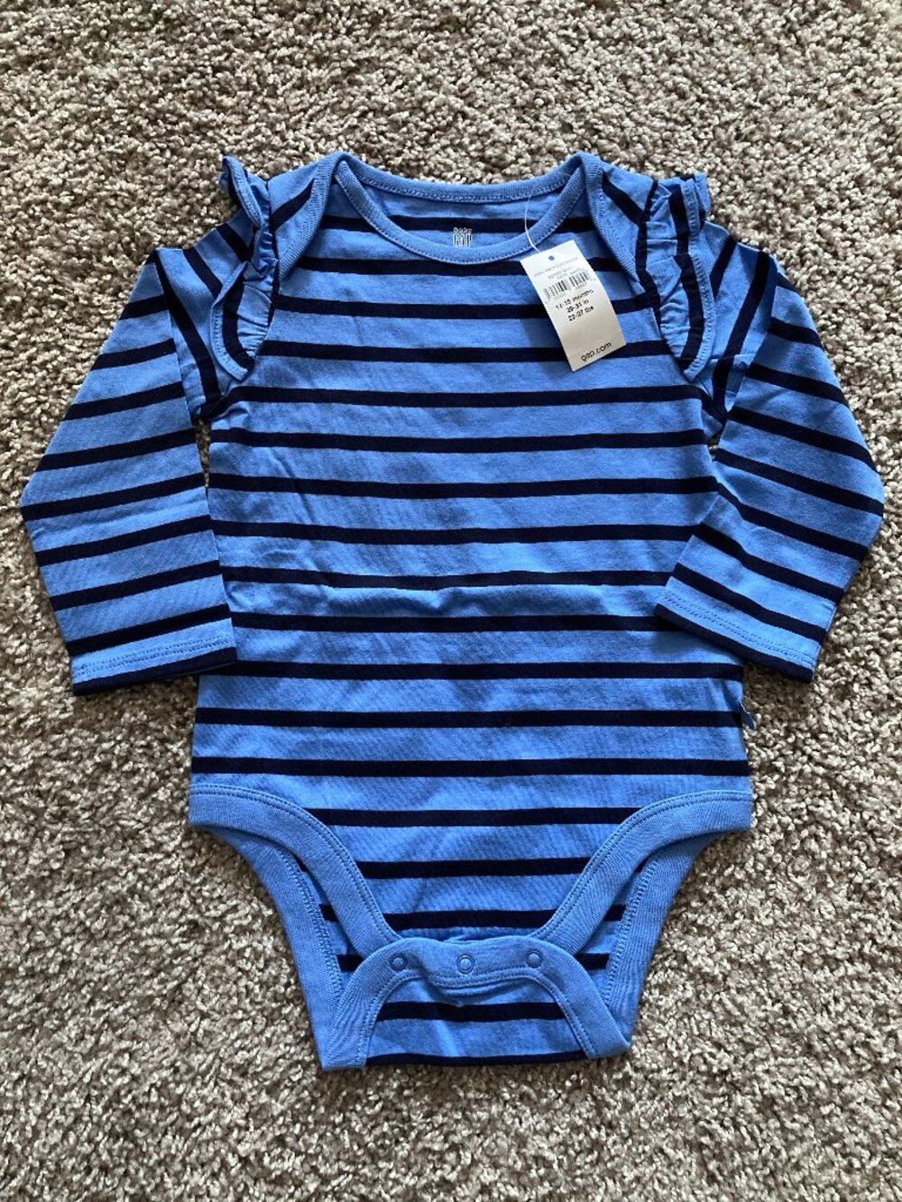 Gap Striped Onesie Size 18mo